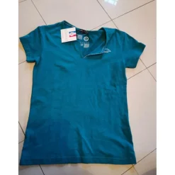 Tee shirt femme neuf flag and cup turquoise*Flags and Cup Hot