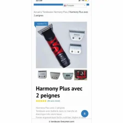 tondeuse sans fils*- Marque inconnue - Sale