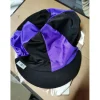 Accessoires>Toque en lycra violet/ noir neuve