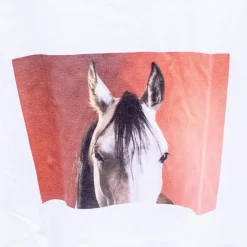 T-shirt cheval - blanc - équitation - Taille L - neuf*- Marque inconnue - Online