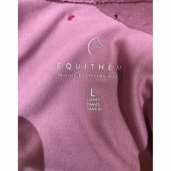 Equitheme Polos / Tshirts Équitation>t-shirt rose taille L