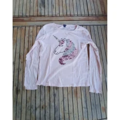 - Marque inconnue - Polos / Tshirts Équitation>T-shirt manches longues licorne irréversible