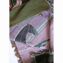 - Marque inconnue - Accessoires>UNIQUE: Plaid HORSE ON THE LOOSE