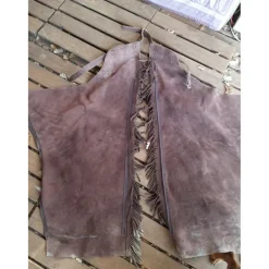 Chaps>Vend d occasion chaps western a franges en cuir