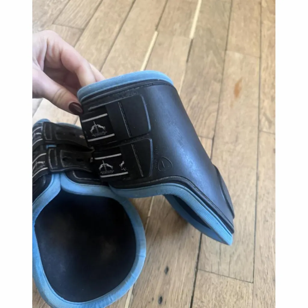 Veredus Travail>– Protège-Boulets Olympus Color Edition Noir / Bleu taille L