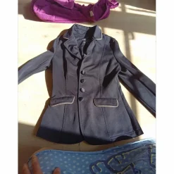Equitheme Vestes De Concours>veste de concours noir doré equiteme