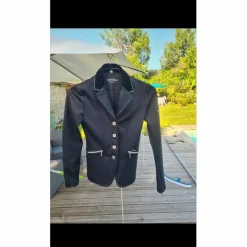 Veste de concours noire*Equitheme New