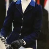 Penelope Leprevost Vestes De Concours>Veste de concours Pénélope Bleu marine col bleu roi T34
