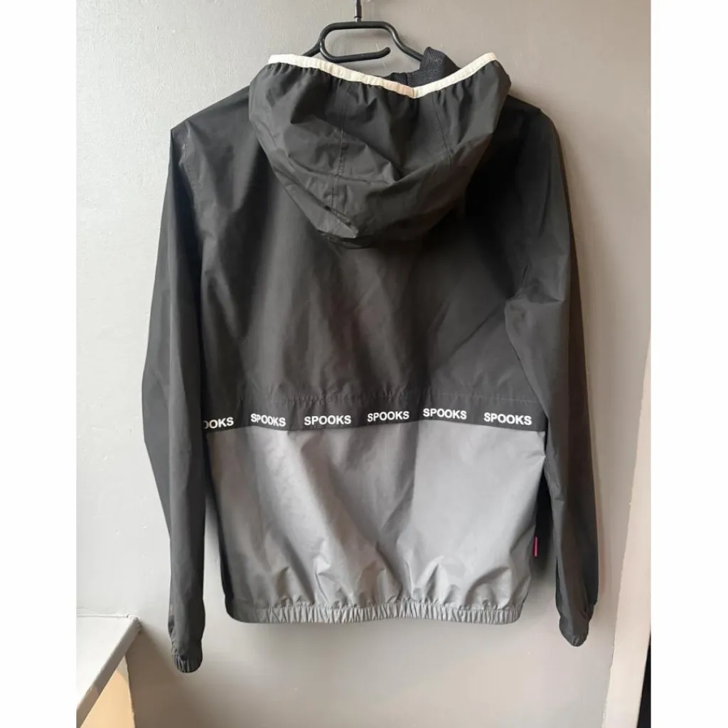 Spooks Manteaux, Vestes Et Doudounes>Veste Dianna kaway coupe vent gris noir et blanc zipe taille XS/34
