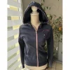 Flags and Cup Manteaux, Vestes Et Doudounes>Veste sweat zippé Flags & Cup - Bleu marine & rose - Taille S